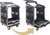 14U DJ Pro Audio Rack/Road ATA Funda