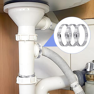 Özelleştirilebilir paslanmaz çelik hortum kelepçeleri evrensel 8x70-120mm kulak kelepçeleri ve 8x25-40mm kol kelepçeleri OEM desteği - Product Image 6