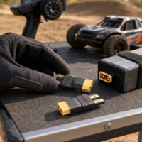 Adaptateur XT60 vers TRX, connecteur de batterie RC Traxxas, adaptateur de conversion mâle-femelle pour batterie LiPo, chargeur ESC, voiture
