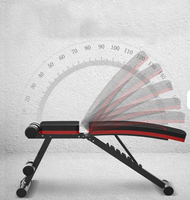 Banc de musculation multifonctionnel réglable pour haltères, machine abdominaux et banc de sit-up – Prix de gros, style populaire