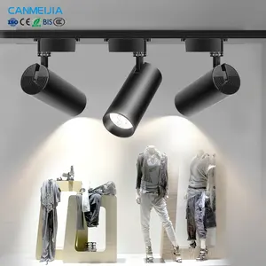 Para tienda de ropa Iluminación de pista comercial ajustable Focos de color Focus Cob Light Spot Light/Tracklights/Led Track Lights