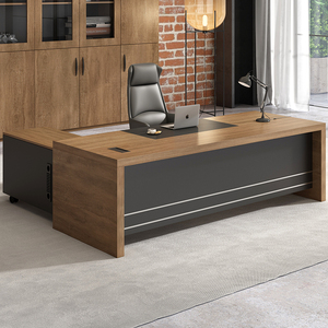 Boss văn phòng bàn ghế kết hợp hiện đại bằng gỗ Modular điều hành nội thất văn phòng - Product Image 1