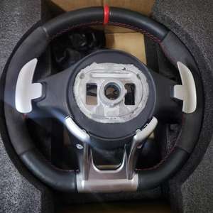 Volante de Cuero Personalizado para Benz AMG <span class=keywords><strong>CLA</strong></span> GLC GLB GLS GLE C63 E63 E300 W205 W213 W214 W222 W223, Accesorios Interiores para Automóvil - Product Image 3