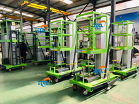 10m 12m alliage d'aluminium hydraulique échelle ascenseur en aluminium homme ascenseur plates-formes de travail aérien
