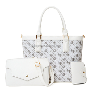 حقيبة حمل كاجوال عالية الجودة للسيدات من قطعتين بتصميم مطابق للألوان سعة كبيرة أكياس بألوان غنية رئيسية - Product Image 4