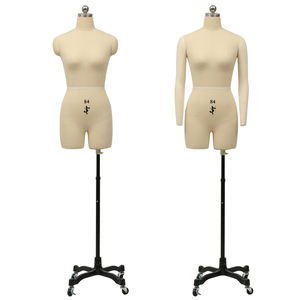 Forma <span class=keywords><strong>de</strong></span> vestido para coser maniquí Mujer Sastre mini <span class=keywords><strong>modista</strong></span> maniquí con brazos largos suaves Mujeres Drapeado - Product Image 2