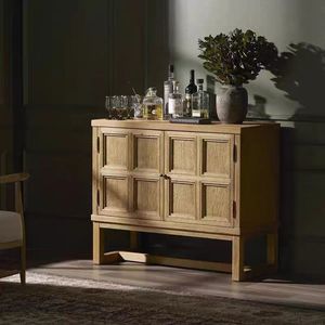 <b>Vintage</b> Solid Wood Dining <b>Cabinet</b> Home Living Room Tv Bar Large Capacity Storage Entrance Villa Hfl-134 Four Independent - Product Image 5
