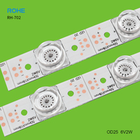 RH-702 Strip lampu latar TV Universal, Strip lampu latar tv 3v/6v 32-75 "/TV potongan Universal lampu latar Universal
