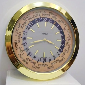 Horloge murale décorative de luxe en gros, montre-bracelet à quartz analogique, <span class=keywords><strong>salon</strong></span>, simple face, classique, aiguille lumineuse, horloge murale - Product Image 2