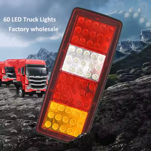 Feu Stop, Clignotant Latéral, Feu Antibrouillard, Feu Arrière 12V pour Remorque, Camion, Caravane, 60 LED, 10W, Universel Gauche Droite - Product Image 4