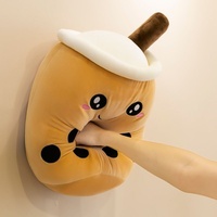 Meilleur ami mignon peluche peluche bulle thé peluche oreiller lait thé tasse oreiller nourriture peluche douce Kawaii étreinte peluche