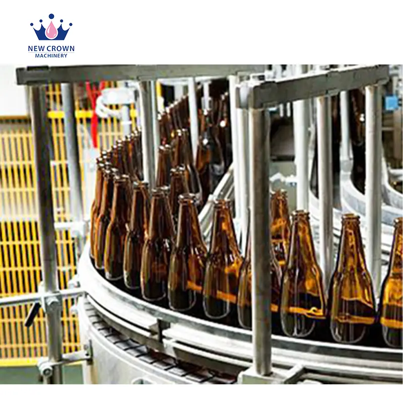 NEWCROWN полностью автоматическая производственная линия по розливу бутылок вина 5000BPH