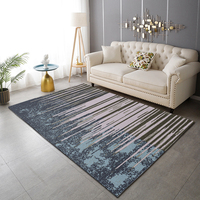 Modern Machine Made Polyester Carpet Area Rug for Living Room & Bedroom Minimalist Design