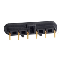 Connecteur à broches à ressort HYTEPRO C716 à angle droit 6 broches haute résistance pour les secteurs de la médecine, des soins de santé et de l'électronique grand public