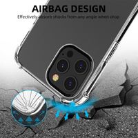 Étui transparent ultra fin en TPU antichoc pour 13 Pro Max, design sportif, protection intégrale transparente, coque arrière en cristal
