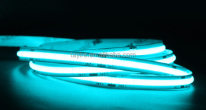 8毫米24V Cob发光二极管灯带冰蓝色红色绿色粉色黄色发光二极管景观室装饰480发光二极管/米柔性可切割智能灯带 - Product Image 5