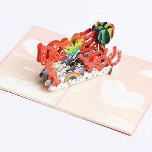 Kartu <span class=keywords><strong>Pop-Up</strong></span> Hari Valentine, kartu <span class=keywords><strong>Pop-up</strong></span> 3D Siap dikirim manis dan romantis - Product Image 3