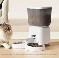 Distributeur automatique intelligent pour animaux de compagnie 4,5 L avec Wi-Fi - Contrôle à distance via application, vidéo 480P, enregistrement vocal 10s, double gamelle, repas personnalisables