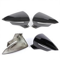 Coque de rétroviseur convexe noire spéciale pour Seat Leon Ibiza Arona