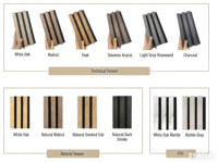 Panneaux acoustiques décoratifs modernes en MDF et polyester, nouvelle conception, pour l'insonorisation des hôtels et appartements, avec absorption acoustique