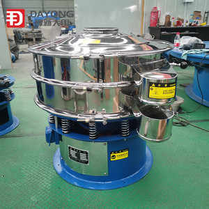 Cribadora Vibratoria Circular de Acero Inoxidable Nueva de la Marca Henan DY, 380V 140KG, para Gránulos de Plástico/Polvo Metalúrgico - Product Image 1