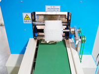 Machine d'emballage de coussins HY-260 pour produits tels que les dattes rouges, les beignets, les sacs poubelle, etc.
