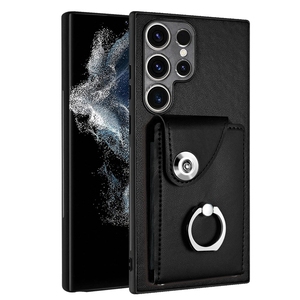 Per Samsung S24 Ultra anello porta <span class=keywords><strong>Cover</strong></span> posteriore, per <span class=keywords><strong>iPhone</strong></span> 11/12/13/14/15 Pro organo Design custodia <span class=keywords><strong>portafoglio</strong></span> - Product Image 1