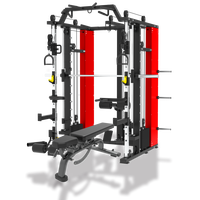 Tout en un Gym Smith Machine Professional Multi Functional MND Fitness Weight Lifting Training Power Cage Squat Rack