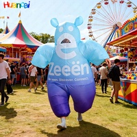 Costume de mascotte gonflable, dinosaure marcheur, gorille, personnage de dessin animé, modèle gonflable mobile, publicité, événement, performance