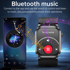 Montre connectée 2,13 pouces avec moniteur de fréquence cardiaque ECG PPG, montre connectée avec suivi du rythme cardiaque et de la <span class=keywords><strong>pression</strong></span> <span class=keywords><strong>artérielle</strong></span> - Product Image 3