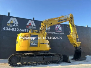 Excavadora de cadenas Komatsu PC138US LC-10 usada, de origen japonés, de segunda mano, de 14.8 toneladas, en venta. - Product Image 2