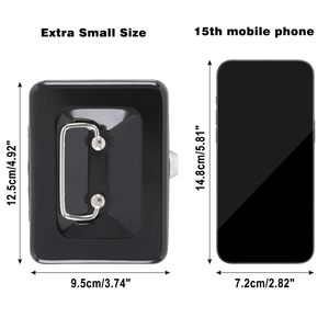 탈착식 동전 트레이 및 열쇠 잠금 장치가있는 스틸 미니 현금 상자 - Product Image 4