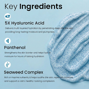 Limpiador <span class=keywords><strong>Facial</strong></span> de Espuma Hidratante Vegano con Ácido Hialurónico para Mujer y Hombre Etiqueta Privada Cuidado de la Piel Orgánico - Product Image 2