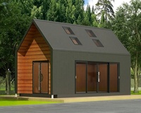 Maison triangulaire de luxe belles maisons préfabriquées en conteneur de 40 pieds maison en conteneur de style européen