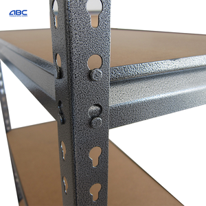 מחיר תחרותי לעמוד ללא פשרות מדפים עמידה באיכות גבוהה חובה כבדה הגנה בפני קורוזיה מתכת מחסן אחסון מדפים - Product Image 3