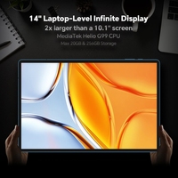 Tablette PC Teclast T70 4G LTE à prix de gros, 8 Go + 256 Go, écran 14 pouces, Android 14, MediaTek Helio G99 Octa Core, double SIM