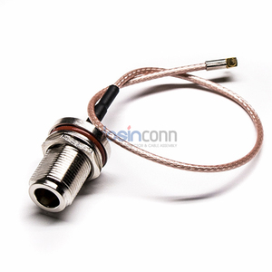 Không thấm nước N jack để góc bên phải MMCX cắm RF Pigtail cáp, 10cm, rg316 cáp, 50ohm - Product Image 1