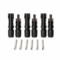 Connecteur solaire MC4 étanche IP67, mâle-femelle, DC 1000V 1500V 30A 45A 65A pour câble de panneau solaire