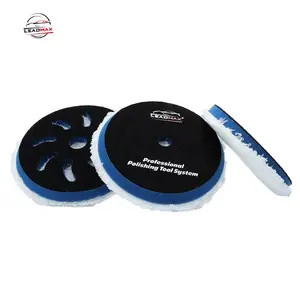 Microfiber Polishing Pads Buffing Compound Pads Fast Finishing for Car Wax Collection Buffer Pad Cr 5&quot; Inch White