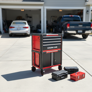 Carro <span class=keywords><strong>de</strong></span> <span class=keywords><strong>Herramientas</strong></span> Móvil OEM con Ruedas |   Organización que Ahorra Espacio para Todos los <span class=keywords><strong>Herramientas</strong></span> |   Construcción Duradera con <span class=keywords><strong>Panel</strong></span> <span class=keywords><strong>de</strong></span> Marca <span class=keywords><strong>de</strong></span> Dos Tonos - Product Image 1