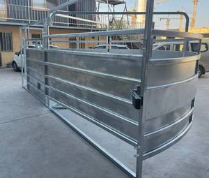 Panneaux incurvés <span class=keywords><strong>de</strong></span> course pour le bétail manipulant l'équipement <span class=keywords><strong>de</strong></span> treillis et <span class=keywords><strong>de</strong></span> portes d'escrime <span class=keywords><strong>de</strong></span> bétail - Product Image 6