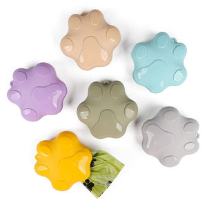 Es-Pro Distributeur portable de sacs à déjections canines en silicone – Boîte de rangement essentielle pour les voyages et l'hygiène des animaux de compagnie - Product Image 1