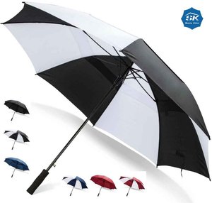 Parapluie de golf promotionnel de 62/68 pouces Parasol printemps annoncé affaires coupe-vent 8 côtes solides Parapluie de golf pour hommes femmes - Product Image 2