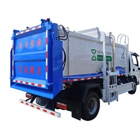 Camion de collecte des déchets de cuisine électrique 4x2, camion de collecte des eaux usées, séparateur humide et sec, camion poubelle