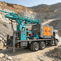 Nouvelle plateforme de forage RC montée sur camion, personnalisée, pour puits profonds, machine de forage hydraulique