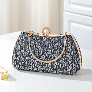 Pochette de soirée grande capacité de style européen et américain, sac à main pratique pour événements formels, vente en gros - Product Image 6