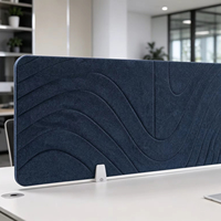 Paravent Acoustique Moderne pour Bureau, Absorbant le Son, Ignifuge, en Fibre de Polyester Écologique, pour Poste de Travail, Hôtel, Chambre