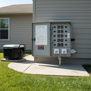 Interruptor de Transferencia Manual Vevor de 12500W, 120/240V, 125A, 2 Polos, Monofásico, para Conexión de Generador - Product Image 2