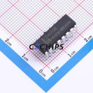Original nouveau CD4053BE DIP-16 Circuit intégré IC puce commutateur analogique/multiplexeur - Product Image 1