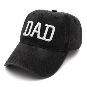 DF <b>Navy</b> Blue Dad & Mom Gift Washed Cotton/Polyester <b>Baseball</b> <b>Cap</b> Four Seasons - Product Image 2